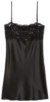 Thumbnail for your product : Christine Lingerie Christine Lace Bust Silk Chemise