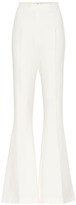 Thumbnail for your product : Safiyaa Hallie crepe high-rise flared pants