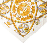 Thumbnail for your product : Hermes Princes du Soleil Levant Silk Jacquard Scarf
