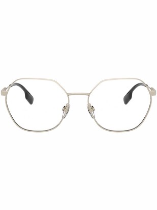 Burberry Eyewear Erin check-trim glasses
