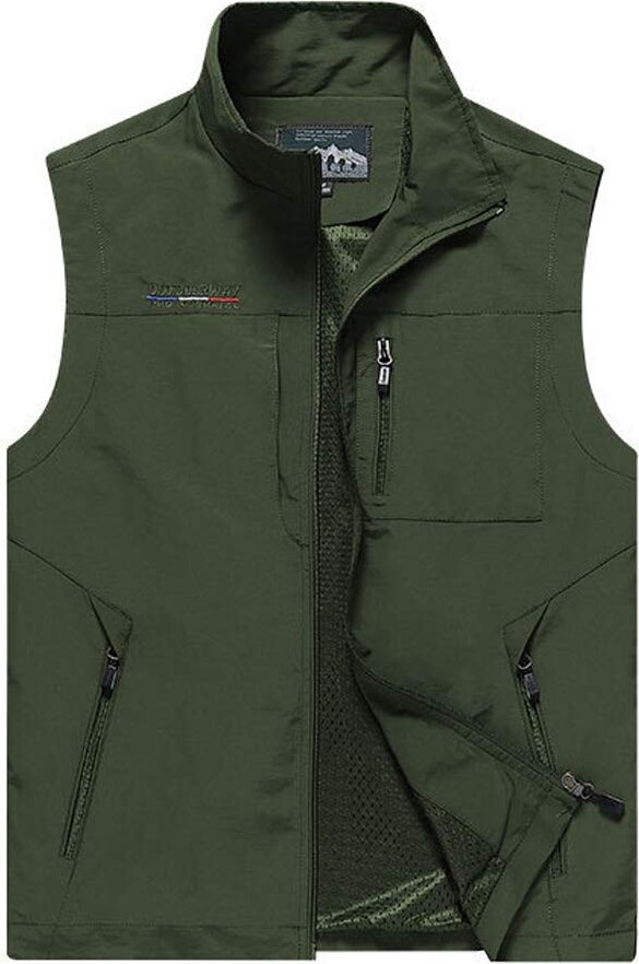 ZTJLighting Men's Outdoor Vests ShopStyle Jackets
