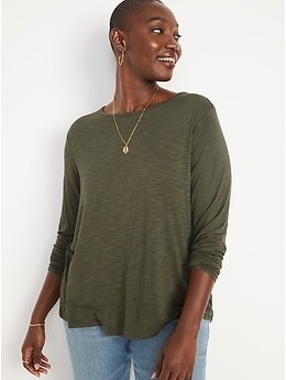 Slub Knit Top | Shop the world's largest collection of fashion 