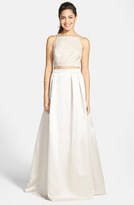 Thumbnail for your product : Xscape Evenings Sequin Two-Piece Satin Ballgown
