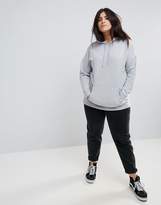 Thumbnail for your product : New Look Plus Curve Oversized Grey Hoody