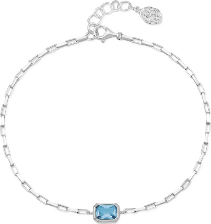 DOWER AND HALL Octagon Humbug Paperclip bracelet