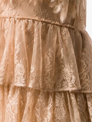 VIVETTA Tiered Lace Dress