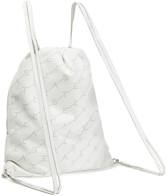 Stella McCartney Perforated Faux Leather Backpack