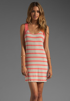 Thumbnail for your product : LAmade Stripe Racerback Tank Dress