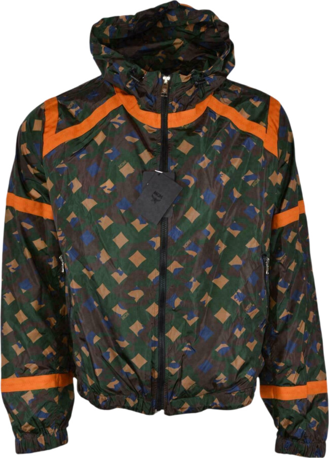 Louis Vuitton Camo Windbreaker Jacket Green