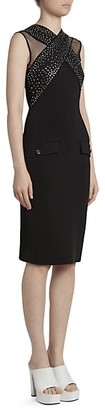 Givenchy Embellished Crisscross-Banded Dress