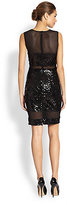 Thumbnail for your product : Jay Godfrey Hudson Sequin & Mesh Dress