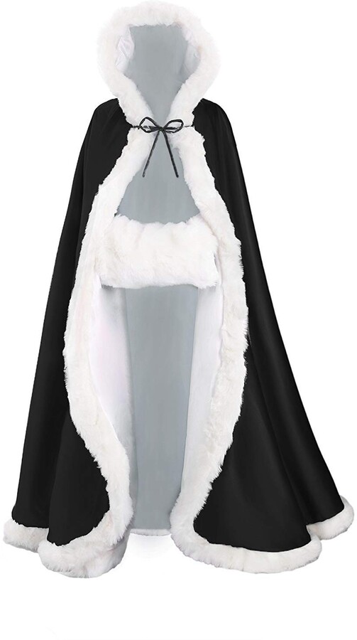 fur lined cape coat