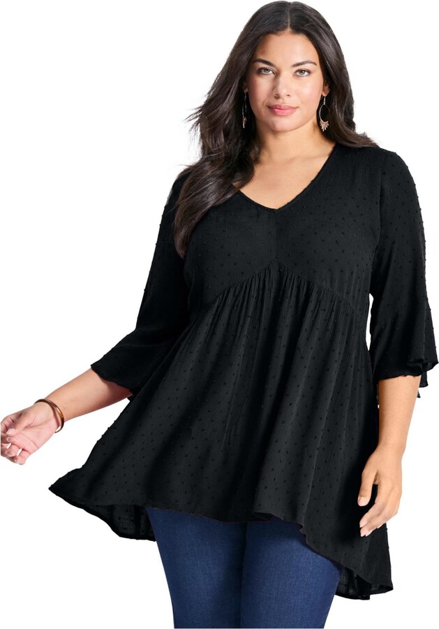 Avenue Women's Veronica Dobby Tunic