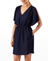 Thumbnail for your product : Tommy Bahama St. Lucia Split-Shoulder Mini Coverup Dress