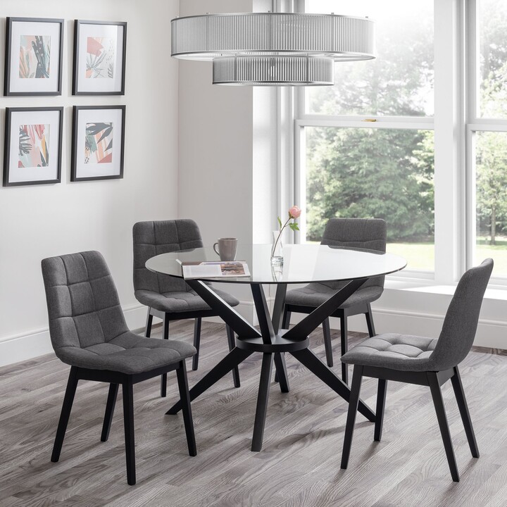 Dunelm Hayden Set Of Dining Chairs, Linen Grey ShopStyle