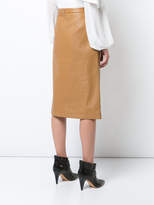 Thumbnail for your product : Derek Lam Pencil Skirt With Front Slit