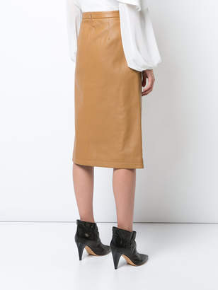 Derek Lam Pencil Skirt With Front Slit