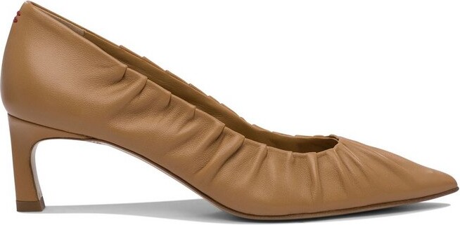 Halmanera Gathered Heeled Pumps