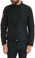 Thumbnail for your product : Denim & Supply Ralph Lauren Black Waxed Cotton Biker Jacket