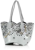 Thumbnail for your product : Marc Jacobs Embellished Laser-Cut Leather Tote