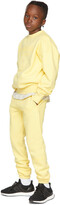 Thumbnail for your product : Essentials Kids Yellow Fleece Sweat Lounge Pants