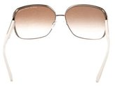 Thumbnail for your product : Marc by Marc Jacobs Oversize Logo Sunglasses