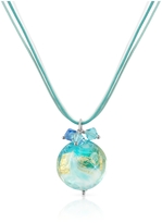 Thumbnail for your product : Murano House of Mare - Turquoise Glass Pendant w/ Lace