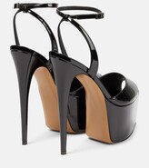 Thumbnail for your product : Alexandre Vauthier Faux leather platform sandals