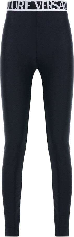 Versace Jeans Couture Leggings With Logo - ShopStyle