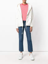 Thumbnail for your product : Moncler contrast trim hooded jacket
