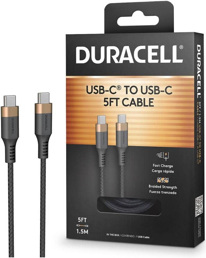 Duracell USB-C to USB-C cable