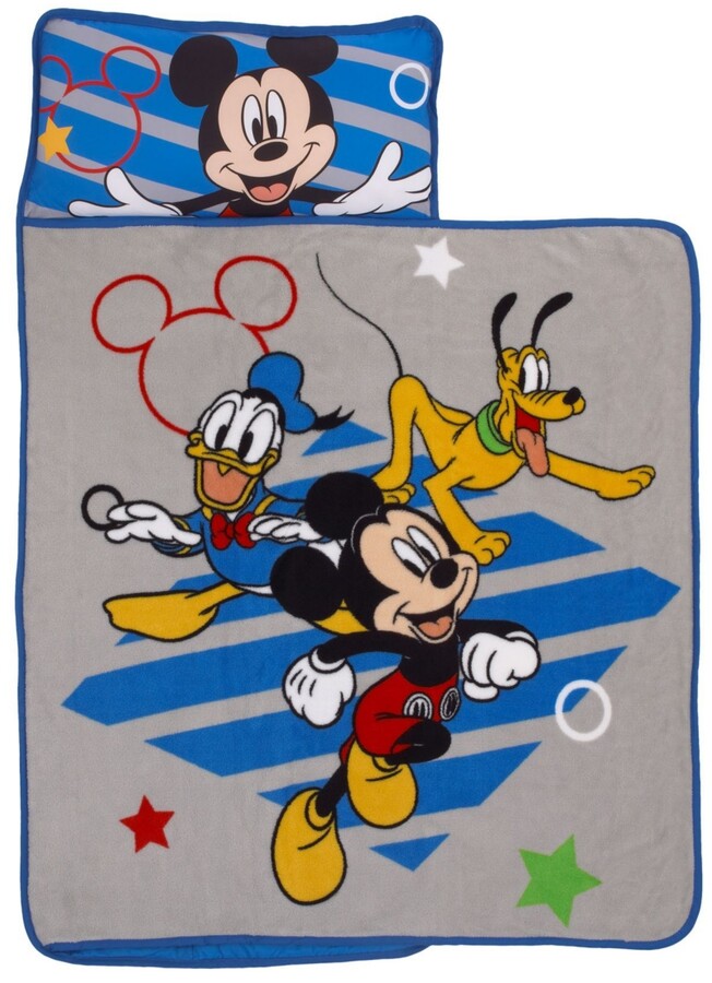 Disney Mickey Mouse Clubhouse Buddies Padded Toddler Nap Mat with Built