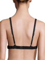 Thumbnail for your product : 3.1 Phillip Lim Embroidered Printed Silk Bralette