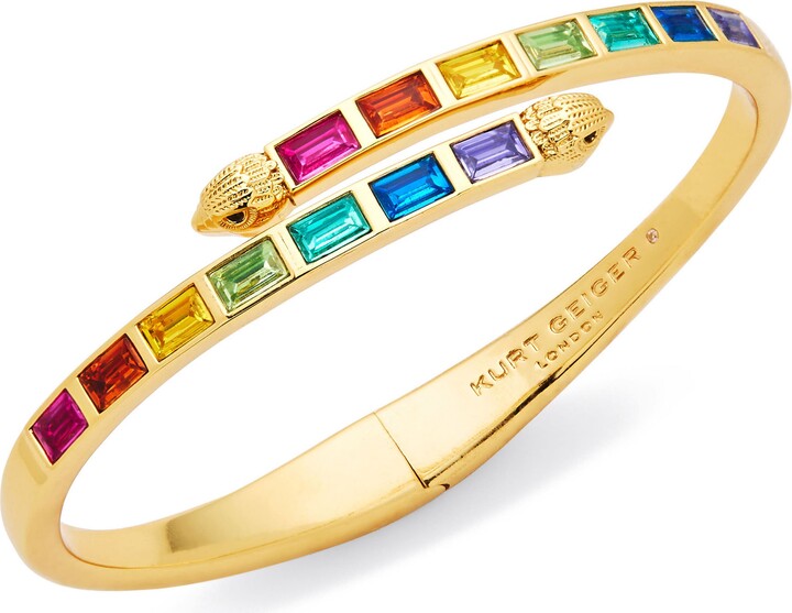 Kurt Geiger Baguette Stone Bypass Bangle