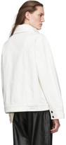 Thumbnail for your product : Lecavalier White Denim Cowboy Collar Jacket