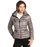 Thumbnail for your product : Moncler pewter quilted down filled 'Suisse' coat