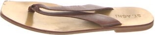 ST. AGNI Leather Slides