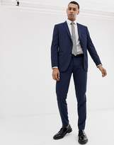 Thumbnail for your product : Esprit slim fit suit trousers with tonal check in navy tonal