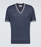 Thumbnail for your product : Brunello Cucinelli Short-sleeved sweater