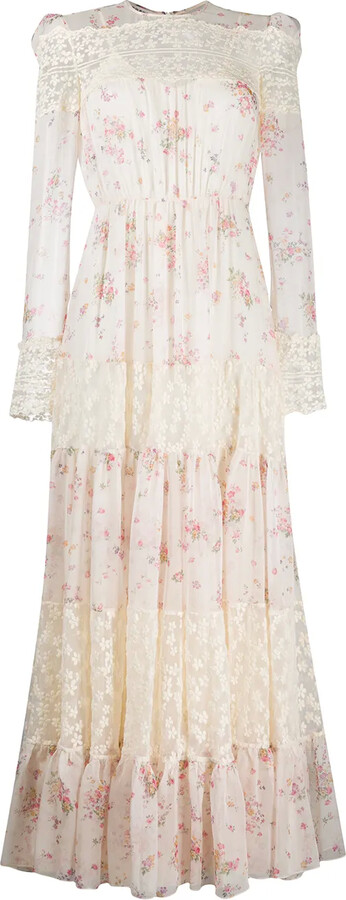 Philosophy di Lorenzo Serafini Floral Evening Dress