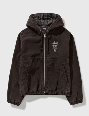 【アカ】stussy canvas work jacket Stussy WORK JACKET UNLINED CANVAS Size NEW | eBay