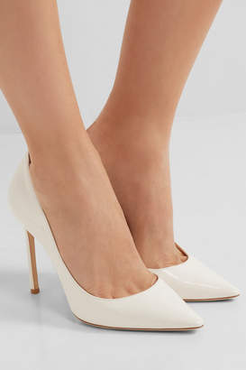 Jimmy Choo Romy Patent-leather Pumps - White