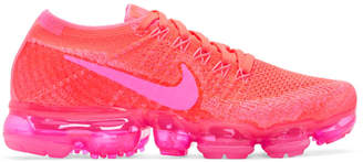 Nike Pink Air VaporMax Flyknit Sneakers