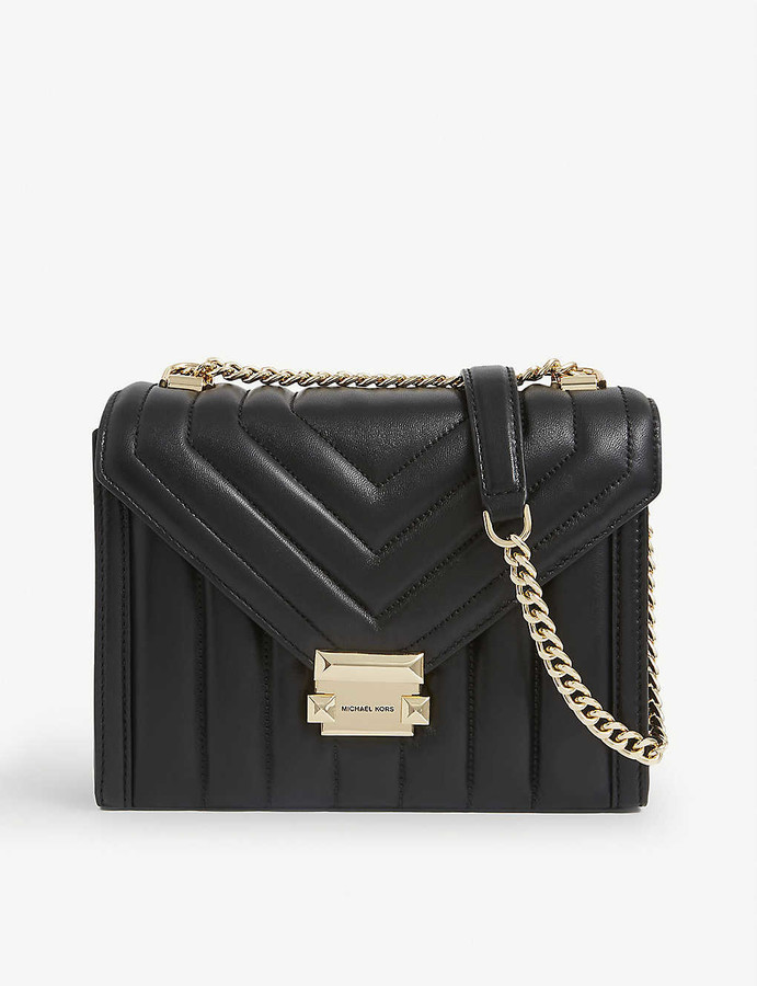 MICHAEL Michael Kors Whitney Costa large leather shoulder bag - ShopStyle