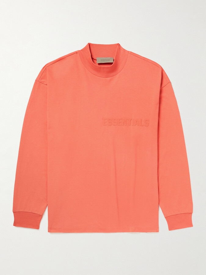 Essentials LogoFlocked CottonJersey TShirt ShopStyle