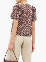 Thumbnail for your product : Sea Alha-print Cotton Top - Womens - Brown