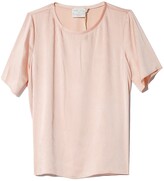 Thumbnail for your product : Forte Forte Crash Satin T-Shirt in Melone