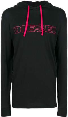 Diesel logo print Jimmy hoodie