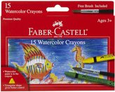 Thumbnail for your product : Faber-Castell 15ct Watercolor Crayons w/ Brush