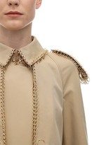 Thumbnail for your product : Burberry Cotton Canvas Trench Coat W/ Metal Rings